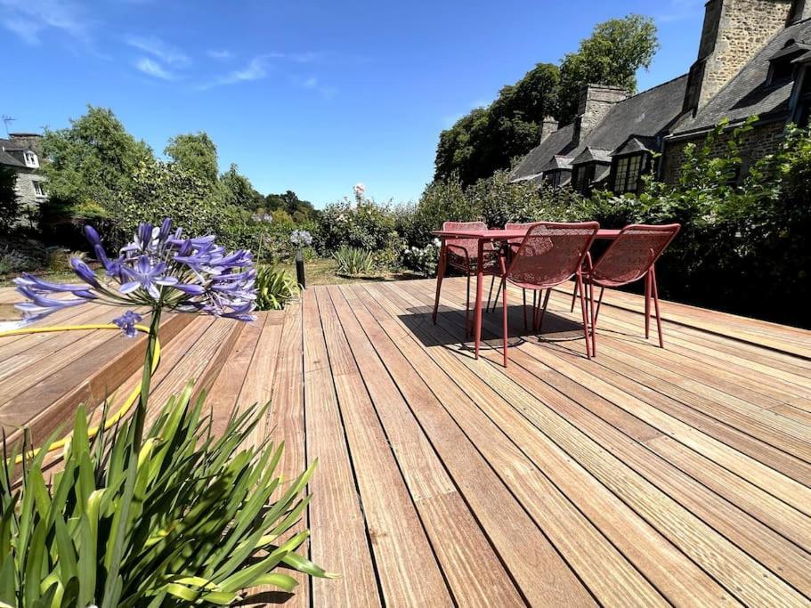 Superbe Appartement Avec Jardin Dinan Centre - Jerzual Zewnętrze zdjęcie