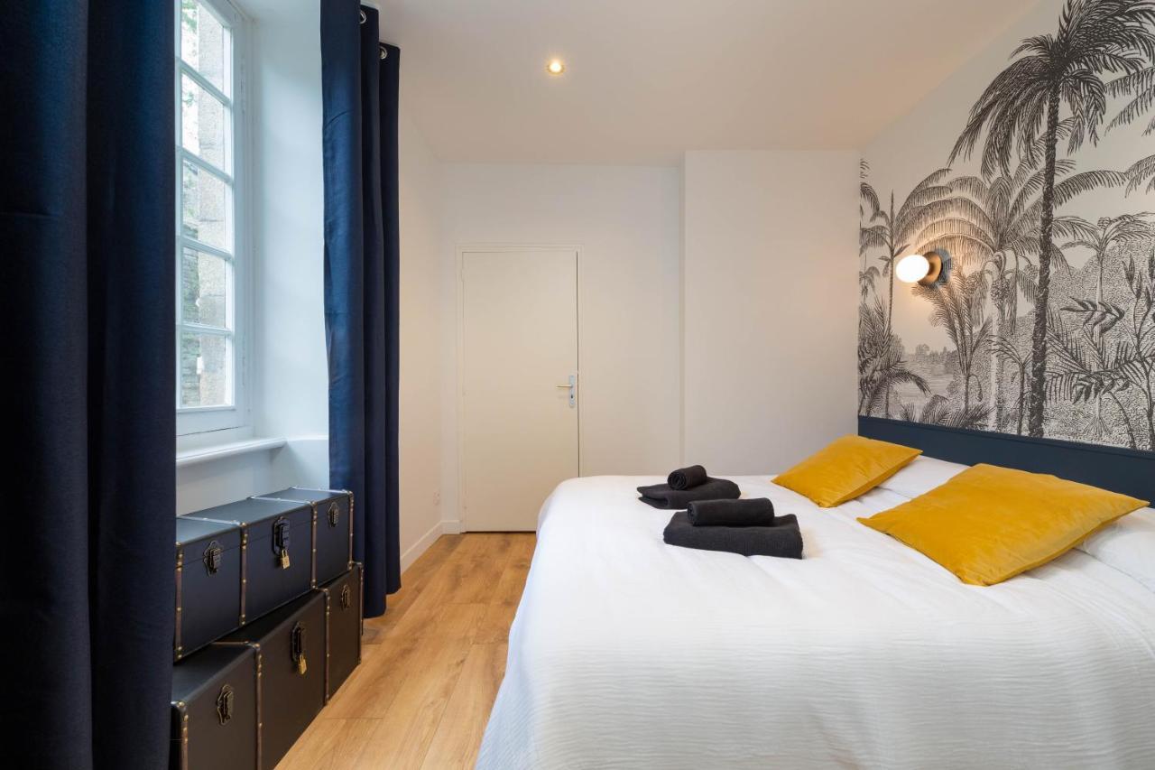 Superbe Appartement Avec Jardin Dinan Centre - Jerzual Zewnętrze zdjęcie
